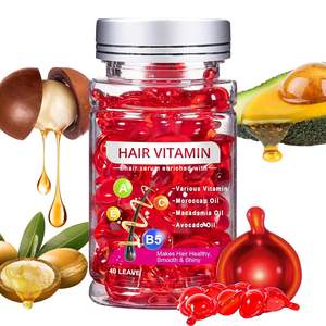 Cápsula De Óleo De Tratamento De Cabelo Personalizado Multivitamínico Marroquino Óleo De Abacate Suave Hidratante Cabelo Vitamina Soro Cápsulas - Product Image 1