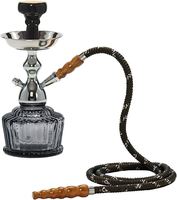Chicha en laiton antique avec finition laquée, design moderne, options de logo et de design personnalisés, service de personnalisation disponible