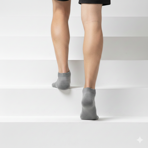 Chaussettes taille unique personnalisées pour hommes Chaussettes d'été antibactériennes et confortables pour l'étirement de la cheville Chaussettes habillées de couleur personnalisée - Product Image 2