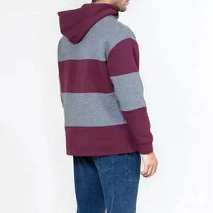 เสื้อสเวตเตอร์แบบสวมหัวมีฮู้ดผ้าขนแกะโพลีเอสเตอร์100% 260gsm สีทึบพิมพ์ลายได้ตามต้องการ - Product Image 2