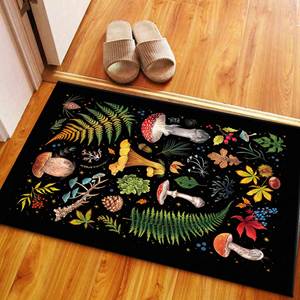 Alfombra con Estampado de Hongos: Moderna, para Exteriores, Fácil de Limpiar, Alfombra de Baño, Alfombra Suave No Tejida - Product Image 5
