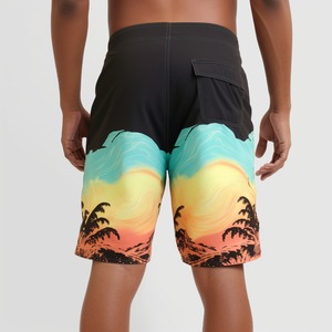 Usine sOEM Short de bain pour hommes Short en polyester à séchage rapide pour vêtements de plage Short de sport et de surf pour hommes - Product Image 1