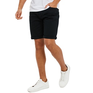 Trendy <b>Men</b> Denim Shorts Slim Fit <b>Stretch</b> 100% Cotton Woven Ripped Casual Summer Fashion Streetwear Custom ODM Private Label - Product Image 1