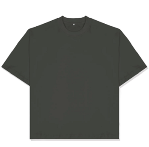 Vente en gros T-shirt court pour homme Boxy Fit Vintage 240 Gsm Coton Motif solide Surdimensionné et lourd Longueur courte - Product Image 1