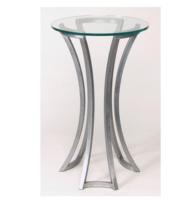 Bán buôn Nhà máy cung cấp đồ nội thất phòng khách kim loại bảng bên "C" Bảng <span class=keywords><strong>Chrome</strong></span> mạ kim loại Tempered <span class=keywords><strong>Glass</strong></span> Top đá cẩm thạch cơ sở - Product Image 6