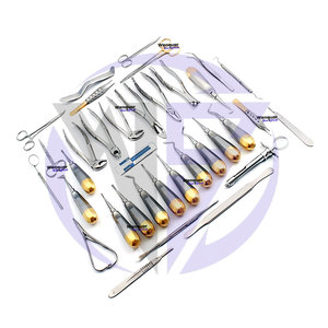Kit d'extraction dentaire de qualité supérieure de qualité allemande 34 pièces Élévateurs buccaux Pinces et porte-aiguilles Ensemble d'instruments - Product Image 3