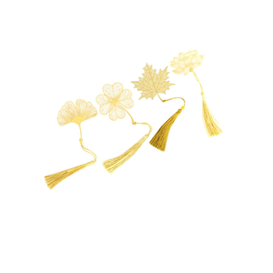 Customized Brass Bookmarker Custom logo Leaf Design Popular Design Brass Bookmark Wholesale Supplier - Product Image 6
