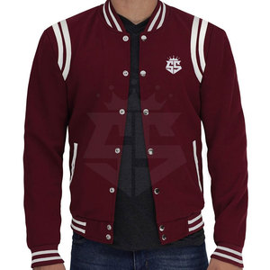 Wholesale <b>Men</b> Sporty <b>Baseball</b> Winter <b>Jacket</b> Stand Collar Front Logo Custom 2025 Low MOQ High Quality <b>for</b> Sale - Product Image 1