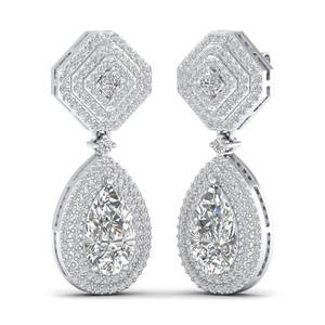 ต่างหูเพชรทรงหยดน้ำ REYES รุ่นใหม่ล่าสุด เงินแท้ 925 ประดับเพชร HPHT CVD ที่ได้รับการเพาะเลี้ยงในห้องปฏิบัติการ เหมาะสำหรับงานแต่งงาน งานหมั้น และเครื่องประดับชั้นดี - Product Image 5