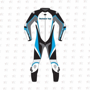 Traje de carreras de motos personalizable con características a prueba de viento y protección Fabricación profesional cómoda con logotipo personalizado - Product Image 2