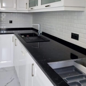 แผ่นหินแกรนิตกาแล็คซี่สีดำขนาดใหญ่ตัดแบบโบราณการออกแบบที่ทันสมัยสำหรับการตกแต่งภายในและภายนอกวิลล่าเกรดสูง - Product Image 1