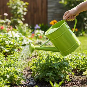 Arrosoir artisanal de grande taille, moderne, élégant, léger, écologique, en acier avec revêtement en poudre, vente en gros - Product Image 2