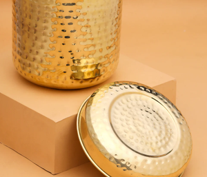 ภาชนะทองเหลืองพร้อมฝา - Product Image 5