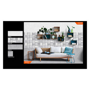 กระเบื้องบุผนังเซรามิกขัดเงาเนื้อเรียบสไตล์คลาสสิกแบบกำหนดเองได้กระเบื้องปูพื้นเนื้อแข็งสำหรับตกแต่งภายในวิลล่าดีไซน์ใหม่ - Product Image 5