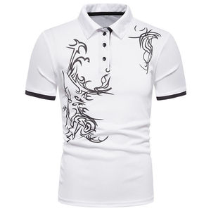 Camisetas de Manga Corta para Hombre, Venta al por Mayor, Corte Regular, Estampado, Tela de Jersey de Poliéster, Secado Rápido, Estilo Casual - Product Image 2