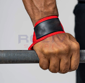 Sangles de levage en néoprène de qualité supérieure, entraînement de la force de préhension, antidérapantes, réglables, légères, écologiques, poignées de sécurité unisexes pour la remise en forme - Product Image 3