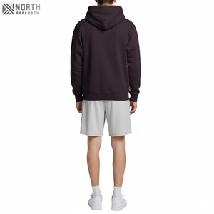 Fabricante personalizado Unisex 500gsm peso pesado grueso sudaderas con capucha de gran tamaño Puff estampado en polar Streetwear en blanco para hombres Hombre - Product Image 2