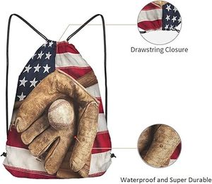Top Quality Drawstring <b>Bags</b> Sports Baseball Sport <b>Gym</b> Sack Drawstring <b>Bag</b> String <b>Bag</b> Yoga <b>Bag</b> for Men Women - Product Image 5