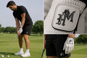 Guantes de Golf para Hombre de Alta Calidad, Duraderos, de Color Blanco, de Piel de Cabretta, para Mano Izquierda, con Cierre de Gancho y Bucle, Agarre Suave y Transpirable en la Muñeca - Product Image 3