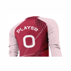 เสื้อฟุตบอลแขนสั้นแบบยูนิเซ็กซ์สั่งทำพิเศษ พิมพ์ลายทั้งตัว น้ำหนักเบา ระบายอากาศได้ดี เหมาะสำหรับฤดูร้อน ชุดฝึกซ้อมสำหรับผู้รักษาประตู - Product Image 5
