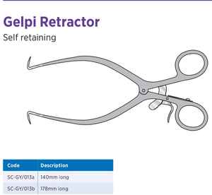 POZZI เครื่องดึงรั้งหน้าท้องสำหรับการผ่าตัดด้วยมือเครื่องมือที่จำเป็นสำหรับการผ่าตัด - Product Image 2