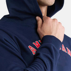 Sudadera con Capucha 100% Algodón para Hombre, Corte Holgado, con Capucha, Sudadera Gruesa para Invierno, Básicos de Algodón Mezclado - Product Image 5