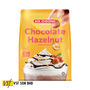 Aik Cheong Coffee Aik Cheong Cafe Art Chocolate caliente Avellana Halal Barista Bebida de café Hecho en Malasia 38G x 12s x 24 pkts - Product Image 1