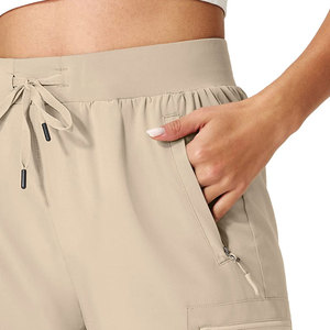 Ropa de calle transpirable Cargo Shorts para mujer Algodón Casual Cómodo Verano Pantalones cortos transpirables para mujer - Product Image 3
