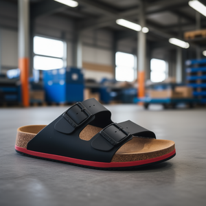 Chaussures de sécurité Arizona - Tige en cuir antidérapante et respirante, taille 42, noires, Birko Flor pour BIRKENSTOCK, semelle en caoutchouc ISO 20347 - Product Image 3
