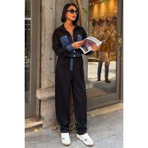 Costume en modal style décontracté Jean Garnili 10251 avec col trucker - Product Image 4