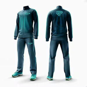 ชุดวอร์มผู้หญิงแบบมีฮู้ด กันลม ระบายอากาศได้ดี ทรงปกติ สำหรับออกกำลังกาย  รับสกรีนโลโก้ ผ้าโพลีเอสเตอร์ผสมคอตตอน  ลายเรียบ สำหรับฤดูหนาว - Product Image 4