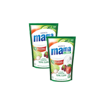 Factory Price! Bulk Wholesale Mama Lime Mineral Salt Dishwashing Liquid Pouch 680ml x2, Low MOQ, Best for Resellers Supermarkets