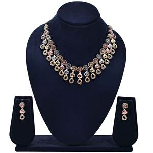 ชุดเครื่องประดับทอง3โทนแบบขายส่งชุดเครื่องประดับไก่งวงแบบตะวันตกแบบอินโดนีเซียเครื่องประดับแฟชั่นชุดเครื่องประดับหรูหราทองเหลืองไตรสี - Product Image 1