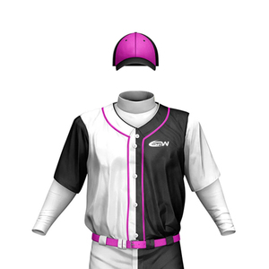 Uniformes de Béisbol Personalizados con Logotipo de Equipo, Poliéster de Secado Rápido, Transpirables, Antibacterianos, con Transferencia de Calor, en Blanco, al por Mayor, Tallas Grandes - Product Image 4