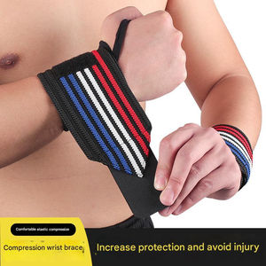 Super Heavy Weightlifting Training <b>Wrist</b> Wraps <b>Wrist</b> <b>Support</b> <b>Gym</b> Cotton Elastic Weight Lifting Polyester <b>Wrist</b> Wraps - Product Image 2