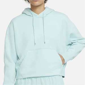 Sweat à capuche court Jogger Plus Sweat-shirt surdimensionné Pantalon Sweat Costume Ensemble Blanc Coton Crop Top Pull Sweat Suit Shorts Pour Femmes - Product Image 5