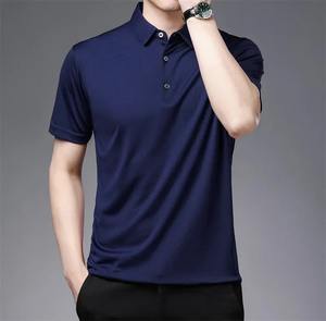 Tallas grandes para hombre Casual para Polos Tela de punto transpirable Diseño de impresión sólida - Product Image 6
