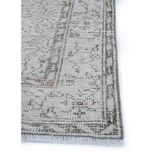 พรมขนสัตว์ถักมือสีน้ำตาลเบจวินเทจ รุ่น Pae-1579 สำหรับทางเข้าบ้าน ห้องนั่งเล่น ห้องนอนวัยรุ่น ลายเหรียญรูปสี่เหลี่ยมผืนผ้า - Product Image 4