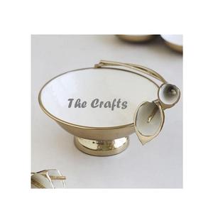 Cuenco decorativo de hierro de diseño maravilloso con calidad superior Tazón de postre de tamaño y forma personalizados a bajo precio - Product Image 4