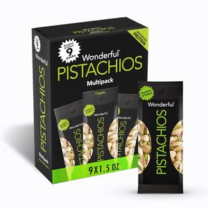 Pistachos Maravillosos con Cáscara, Tostados y Salados, Bolsa de 1.5 Onzas (Paquete de 9) - Product Image 1
