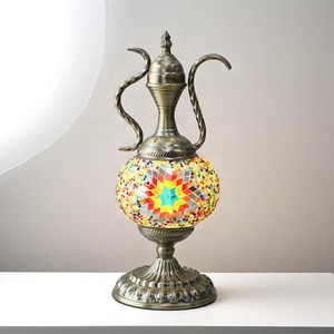 Lampe de table artisanale Mouzaik design d'inspiration marocaine économe en énergie personnalisable - Product Image 1