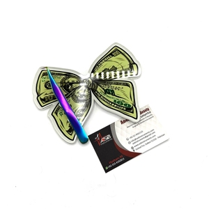 Los Últimos Diseños de Azulejos para Pestañas con Diseño de Dólar Sostenible para Pinzas de Pestañas, Venta al por Mayor, Diseña tus Propios Azulejos de Acrílico Personalizados - Product Image 3