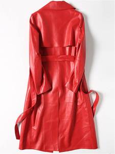 Vestes en cuir classiques de qualité supérieure adaptées aux quantité minimale de commande pour femmes 100% vestes MOTO en cuir véritable pour femmes - Product Image 2