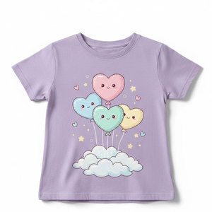 T-shirt long pour enfants, style urbain moderne avec ourlet incurvé, manches courtes, streetwear, haut pour tenues cool pour enfants - Product Image 1
