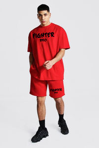 Cool Feeling sérigraphie T-Shirt hommes court et T-Shirt personnalisé T-Shirt haute qualité Gym Shorts Active Wear ensembles - Product Image 6