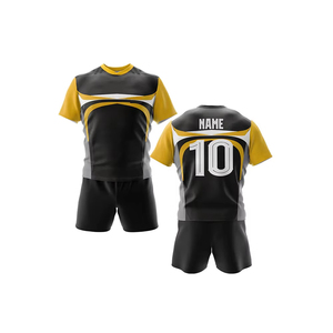 Nuevo estilo Durable manga corta hombres Rugby uniforme calidad superior al por mayor Rugby uniforme - Product Image 3