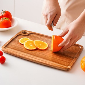 Tabla de Cortar de Madera de Acacia de Alta Calidad, Tabla de Charcutería para Servir Queso, para Picar en la Cocina - Product Image 6