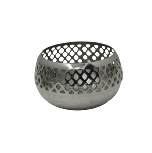 Pot de bougie décoratif unique en fer rond pour le salon et la décoration d'éclairage de Noël de table - Product Image 1