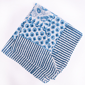Bandana en coton imprimé floral, écologique, respirant, couvre-chef carré, streetwear, mode, festivals, événements, fournisseur en gros - Product Image 6