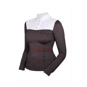 Hauts d'équitation pour femmes de qualité supérieure avec un design élégant et durable et un tissu respirant pour le spectacle et l'entraînement - Product Image 1